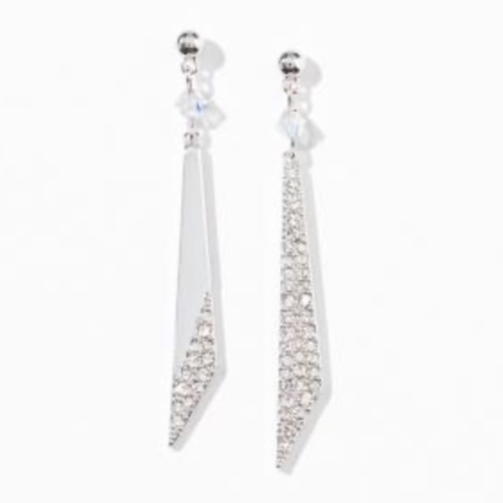 Touchstone Crystal On Point Earrings